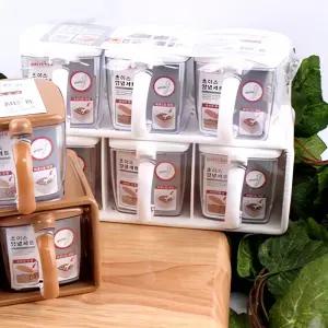 초이스 양념세트 6p 아이보리 조미료 소스 향신료 식 재료 간장 마늘 고추 가루 오일