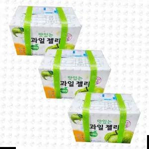 아이디어젤리 과일젤리 사과맛 75g 3개