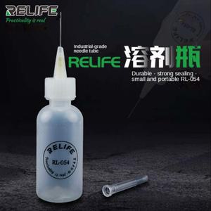 RELIFE RL-054 50ml 바늘 팁 납땜 투명 액체  알코올 오일 디스펜서 컨테이너 병 전화 수리