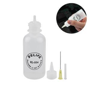 RELIFE RL-054 50ML 솔벤트 병 바늘 팁 납땜 클리닝 액체  알코올 오일 디스펜서 플라스틱 손 빈