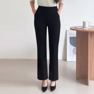 [기모부츠컷] 여성 세미 부츠컷 밴딩팬츠 겨울기모바지