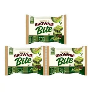 오리온 마켓오 브라우니 바이트_제주말차 240g, 3개