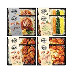 온더고 신상혼합8(함박2,오색비빔밥2,바베큐치킨2,치즈닭갈비2)