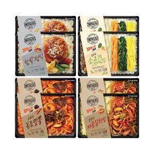 온더고 스테디혼합8(함박2,오색비빔2,볶음짬뽕2,매콤잡채2)