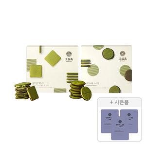 오설록 그린티랑드샤 10입, 1개+시그니처 비스킷 10입, 1개+증정(피치 파파야 블랙티, 3개)