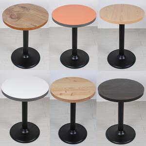 [드림가구]원형테이블/색상다양/티테이블/식탁/사이드/카페/2인용식탁 500원형 600파이