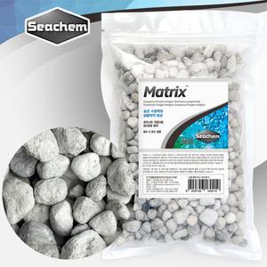 시켐 매트릭스 1L / 초다공성 질산염 제거 여과재 / 수족관 어항 수조 열대어 구피 수초 해수 담수 박테리아 여과제 필터 수질 안정 정화 개선