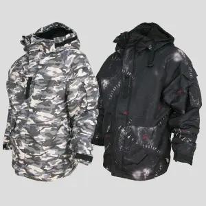 빅사이즈 밀리터리 야상 항공점퍼 방풍 방수 보드복 패딩자켓