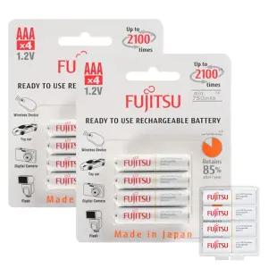 후지쯔 Ni-MH AAA 800mAh 스탠다드 충전지 (8알)/충전건전지