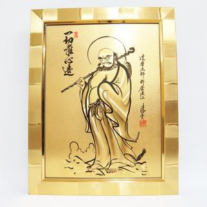 황금 달마도 액자 전신도 달마도그림 달마대사  액운방지  개업선물