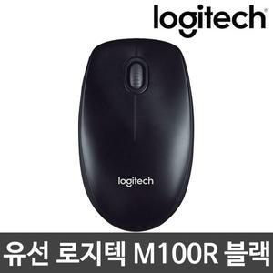로지텍 유선 마우스 M100R 블랙