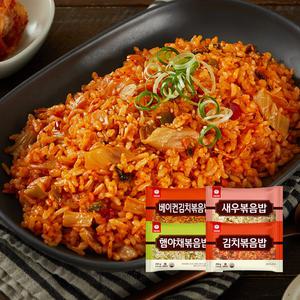 천일 인기 볶음밥 5봉 + 5봉 총10봉 골라담기 /김치/햄야채/새우/베이컨김치