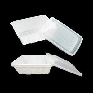 사각 찜용기  대  일회용용기  포장 배달 밀폐 뚜껑세트 전자렌지사용 100개