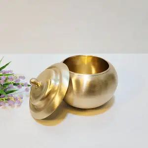 요강(소)/청동 복요강 유기 방짜 놋쇠 골동품 가마 실버용품 가정용 환자용변기 노약자간이변기 소변통