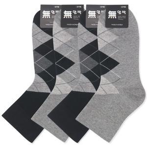 양말쟁이 국내생산 남성 신사 정장 양말 사계절용 남자 무압박 다이아 중목