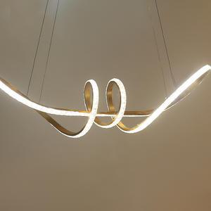 LED골드웨이브 펜던트 43W 주백색 / 주방등 식탁등 인테리어조명 카페조명