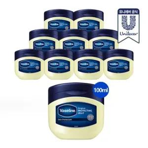 바세린 퓨어스킨젤리 100ml 10개