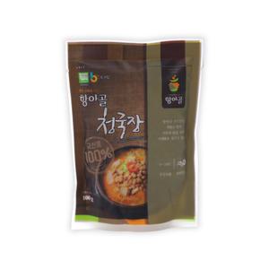 항아골 청국장 100g 소포장 국산콩100% 자연발효 옛맛 청국장
