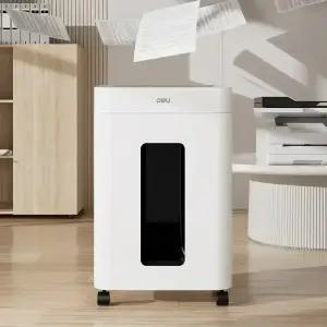 중형 저소음 노이즈프리 꽃가루 문서세단기 SC-7183 파쇄기 세절기 A4 16매 23L 4x38mm DIN66399 P-4 서랍식 파지함