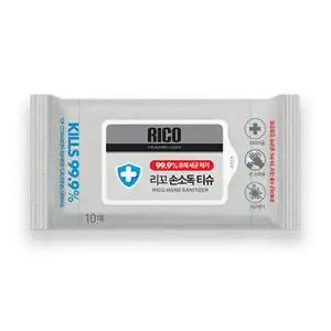 리꼬 손소독티슈 휴대 10매 20매 60매 캡형 닥터스 알콜티슈 세정