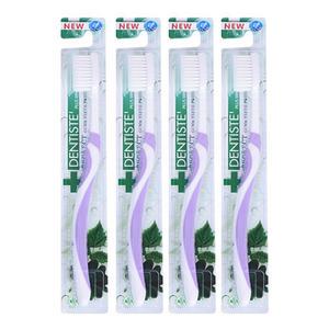 덴티스테 이중미세모 칫솔 4묶음
