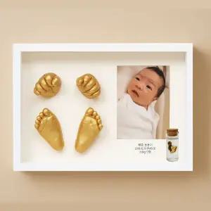 아기 손발조형물 액자 풀세트/손도장 발도장 탯줄보존 영남상사