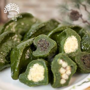 영광모시송편 (찐)기피/동부/흑임자깨 단품21개  3입포장