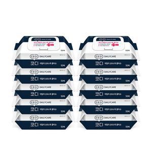 [코디] 데일리 손&소독 물티슈(캡) 50매10팩