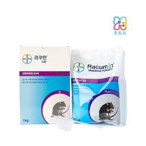 바이에르 쥐약 분말형 살서제 라쿠민 티피 1kg
