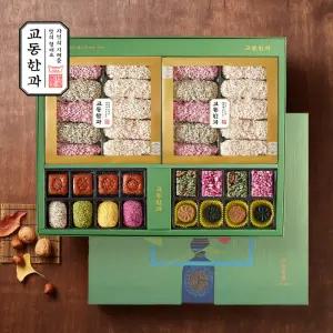 [롯데백화점]낭만푸드 교동한과 설렘 세트(2단,전통식품명인)