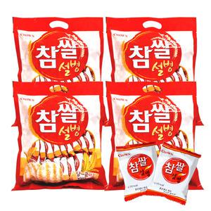 크라운 참쌀 설병 270g X 4개 쌀과자 주전부리 간식