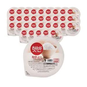 CJ 햇반 작은공기, 130g, 36개