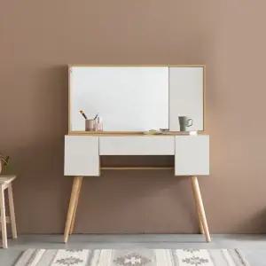 장인가구 아이브 뜨레야 수납화장대 (화장대+거울)