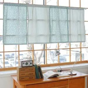 [텐바이텐][모모제작소]빈티지 레빗 북유럽 코튼 가리개커튼 47x77(4장)