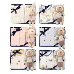 [롯데백화점]압소바 유아내의&애착인형세트 AYB103P1 SET (임신출산백일돌선물)