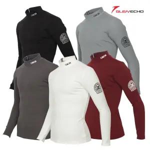 [그렌에코]ges22404 남성 도톰한 프린트 반목 기모 골프이너/겨울/토톰하고 따뜻한