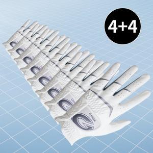 [지맥스]4+4 gmax 필드 스크린 파크 연습용 양피 반양피 골프장갑 8장 세트