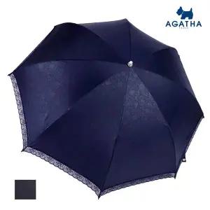 아가타 암막코팅 접이식 슬림 양산 장미엠보레이스 UV 자외선차단