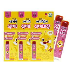 핑크퐁 아기상어 식이대장 과즙팡팡 스틱젤리 5포 3개