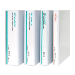 백투 3공D링바인더 셀프메이드 흰투 백색 투명 D링 바인더 2cm 3cm 5cm 7cm 삼정 파일