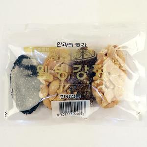 미니 강정 4개 세트 20봉 땅콩 검정깨 들깨강정 소포장 선물 답례품 기념 어르신