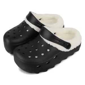 슈퍼카미트 겨울 남녀공용 무중력 리커버리 쿠션 방한화 털 샌들 슬리퍼