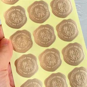 초이스앤코 밀랍 실링왁스 청첩장 스티커 봉투 마무리 마감 고급 225개