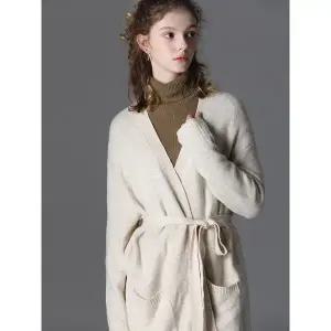 [하프클럽/]로지 벨티드 브이넥 울니트 가디건 (택가격 258000원)