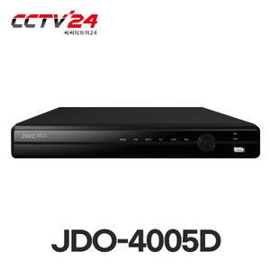 JWC JDO-4005D 500만화소 4채널 CCTV 녹화기 A+T+C+SD H265 HDD미장착