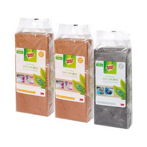 3M 일회용 원데이 수세미 플러스 소프트 60매 + 강력 30매