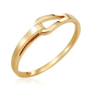 14K 심플 매듭 링크 반지 MOS39655