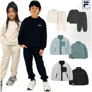 [휠라키즈](센텀시티점)~62%할인/ 휠라키즈  기모상하세트/보아 양면점퍼균일가 할인전 259FS07X001,FK2...