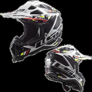 LS2 헬멧 MX470 SUBVERTER EVO STOMP WHITE BLACK 오프로드 풀페이스헬멧 최상의착용감 오프 경기모