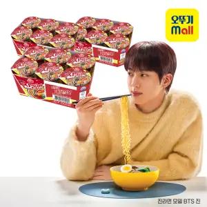 [본사직영] 오뚜기 진라면 매운맛 컵 65g, 18개